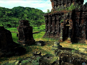 my-son-sanctuary-oudheid-thu-bon-vietnam-achtergrond