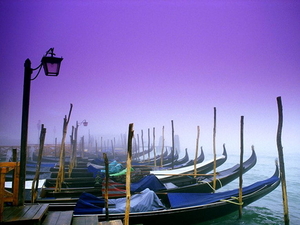 italie-gondel-boot-zee-achtergrond