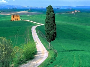 italie-groene-bergen-natuur-achtergrond