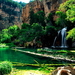 hanging-lake-waterval-natuur-colorado-achtergrond