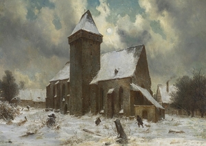 carl_julius_von_leypold_-_alte_klosterkirche_im_winter