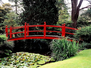 japan-botanische-tuin-brug-achtergrond
