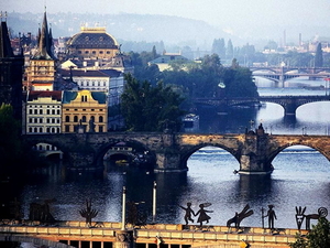 praag-praagse-burcht-brug-tsjechie-achtergrond