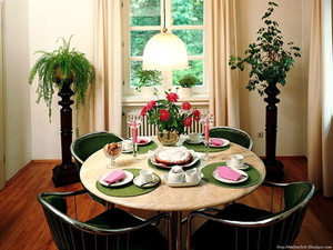 keuken-interieur-eetkamer-groene-ontwerp-achtergrond