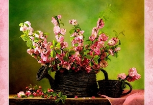 stilleven-bloemen-schilderen-kamerplant-achtergrond