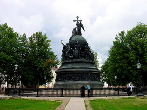 millennium-van-rusland-monument-veliki-novgorod-achtergrond