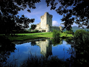 nationaal-park-killarney-ierland-reflectie-natuur-achtergrond