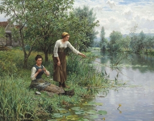 daniel_ridgway_knight___two_women_fishing