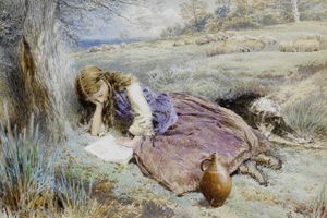 myles_birket_foster_the_shepherdess