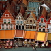 belgie-grote-markt-brugge-town-achtergrond