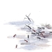 chinese-schilderkunst-kunst-sneeuw-aquarel-verf-achtergrond