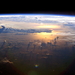 voor-dubbele-monitoren-aarde-horizon-kosmische-ruimte-achtergrond