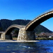 kintai-brug-boogbrug-iwakuni-achtergrond
