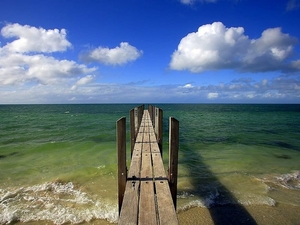 australie-strand-wolken-zee-achtergrond