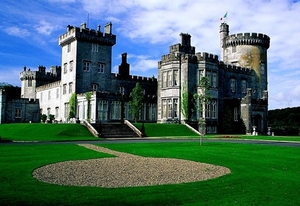 dromoland-castle-zomer-ierland-kasteel-achtergrond