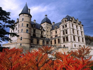 frankrijk-kasteel-architectuur-middeleeuwse-achtergrond