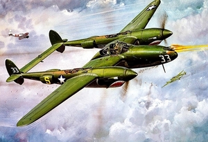 geschilderde-vliegtuigen-lockheed-p-38-lightning-luchtvaart-achte