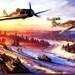 geschilderde-vliegtuigen-luchtvaart-focke-wulf-fw-190-achtergrond