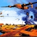 geschilderde-vliegtuigen-schilderen-wolken-kunst-achtergrond