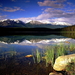 natuur-meer-bergen-reflectie-achtergrond