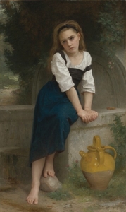william-adolphe_bouguereau__1825-1905__-_orphan_by_the_fountain__