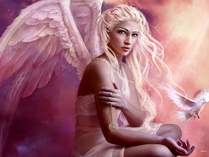 fantasie-meisjes-engel-computergraphics-roze-achtergrond