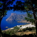 griekenland-natuur-meer-bergen-achtergrond