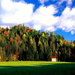 herfst-natuur-wolken-groene-achtergrond