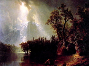 fantasie-natuur-schilderen-mist-achtergrond