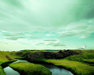 groene-natuur-fantasie-rivier-achtergrond