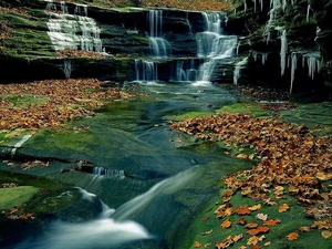 uitgehongerd-rock-state-park-waterval-natuur-utica-achtergrond