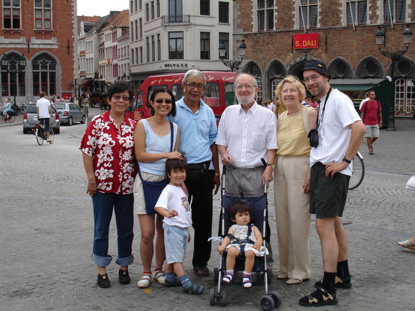 bezoek aan Brugge met familie uit Indonesie