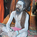 India-Heilige man in Benares