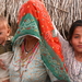 Vrouw en kinderen in Radjasthan