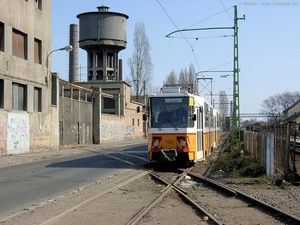 April 2003 in Boedapest de Tatra T5C5 trainingseenheid 7680+7681 