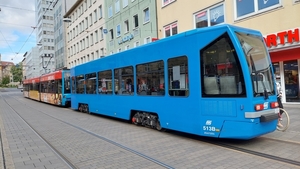 513 de tram van Kassel tot op de huidige dag op diverse lijnen me