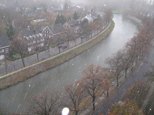 sneeuw in Gent