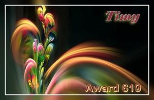 award aan timy door Paul en Tinneke