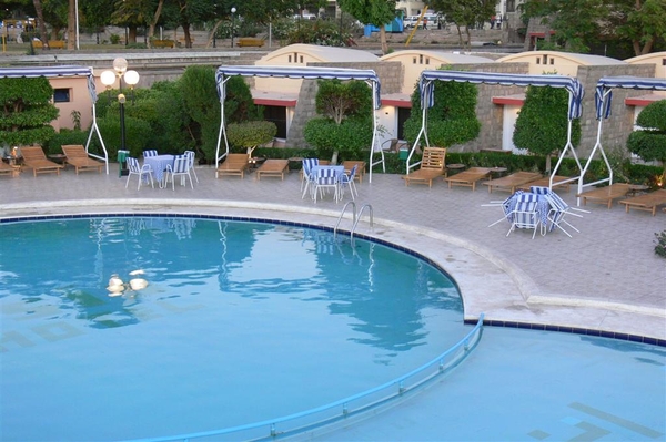 Zwembad Hotel isis aswan