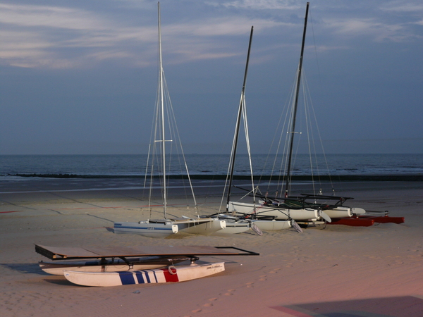 boten op het strand