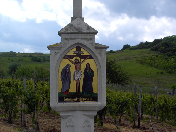 Kruisweg tussen de wijngaarden