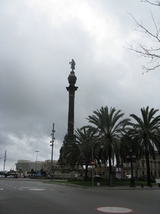 Barcelona, columbus standbeeld