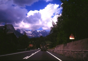Via de Mont Blanctunnel naar Frankrijk