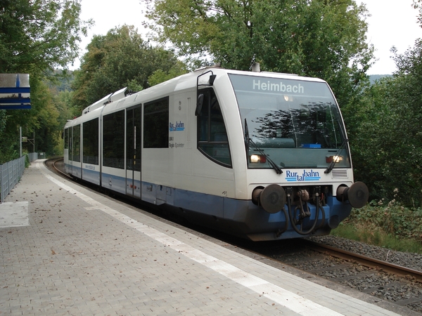 rurtalbahn ,trein naar heimbach