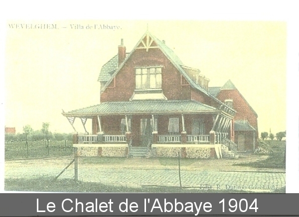 chalet de l'Abbaye 1904 Wevelgem