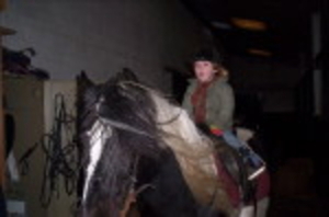 2007 Maart 1 Anke op Pony