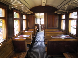Interieur van een trein
