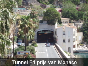 foto 10 in Monaco tunnel grote prijs f1