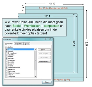 Opties in PowerPoint 2003