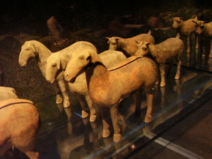 terracotta paarden uit het grafcomplex van keizer Jingdi